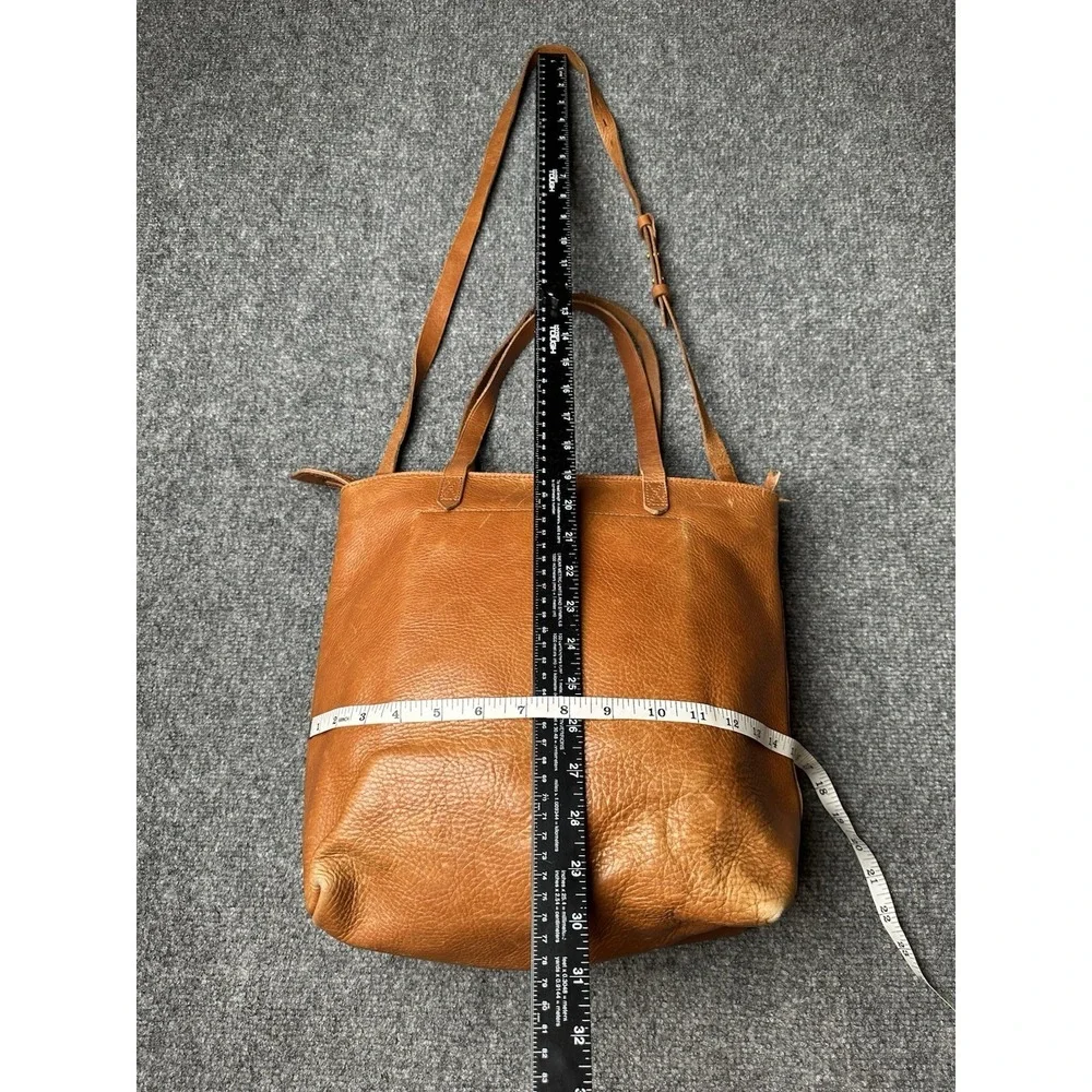 Womens Leather Madewell Brown Shoulder Tote Crossbody Bag, Size One Size - Picture 10 of 12